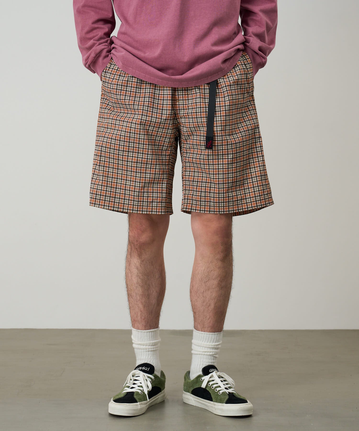 Checkered Shell Short - Brick Check - Image 2