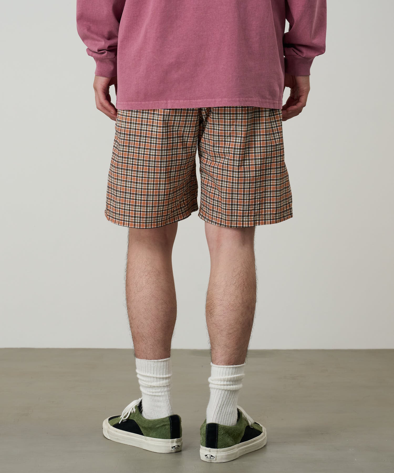 Checkered Shell Short - Brick Check - Image 3