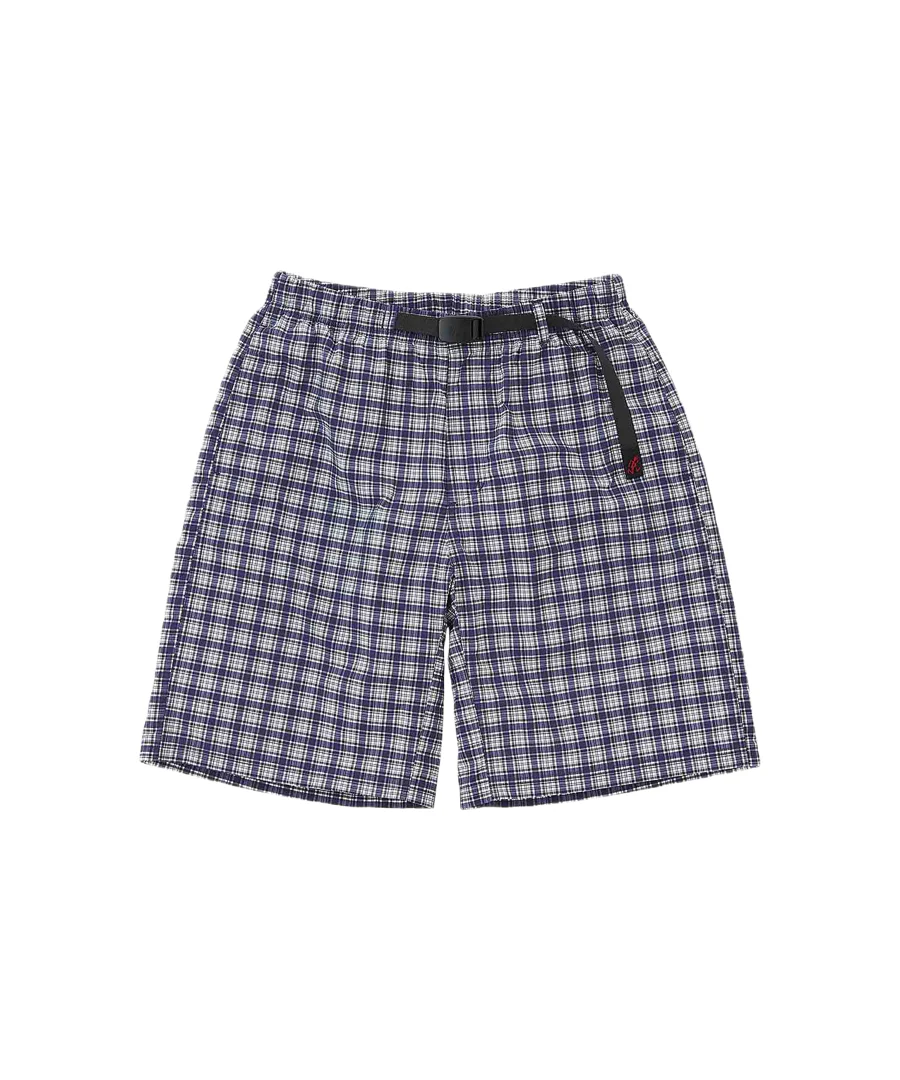 Checkered Shell Short - Navy Check