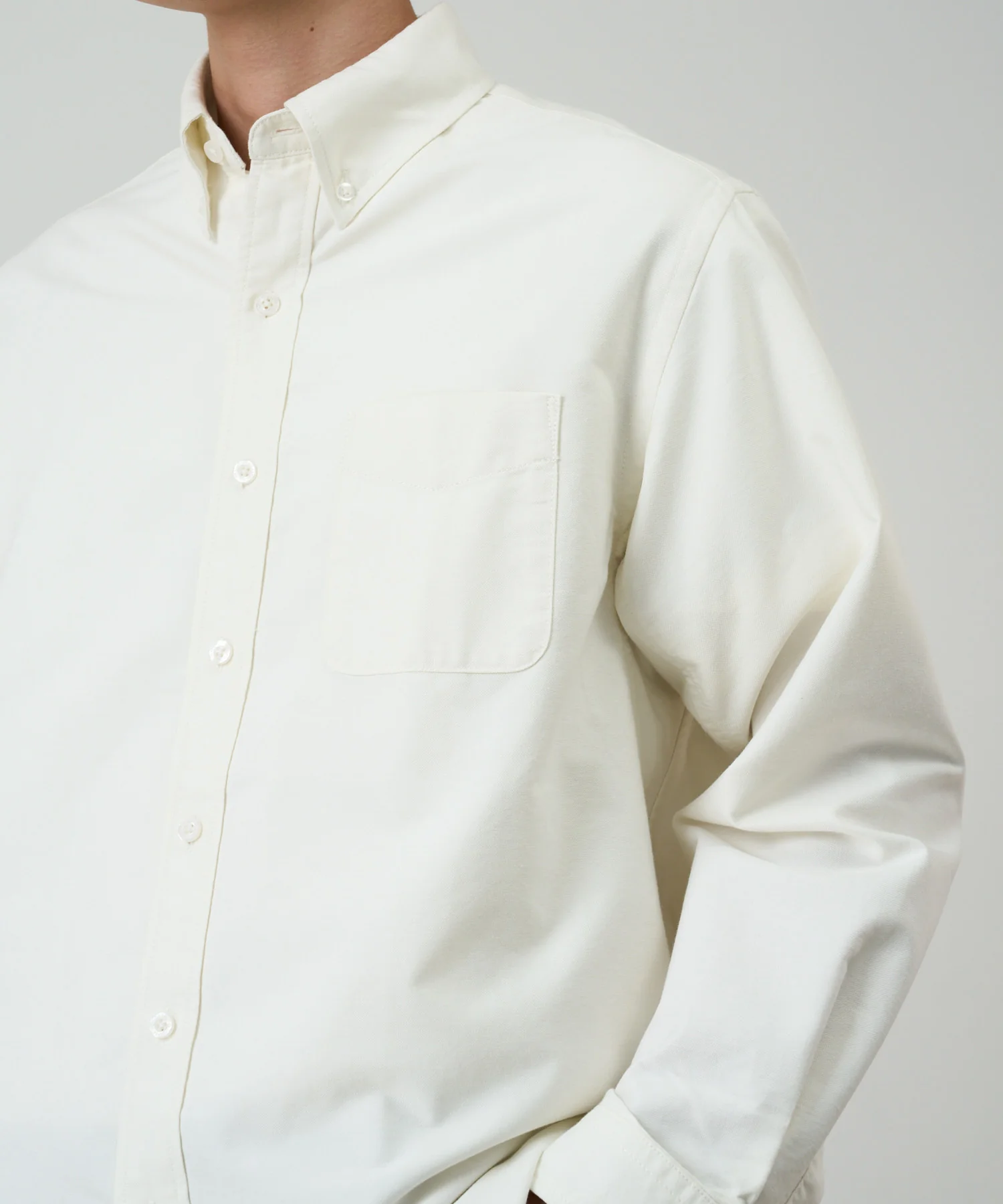 Classic Oxford Coolmax Shirt - White - Image 2