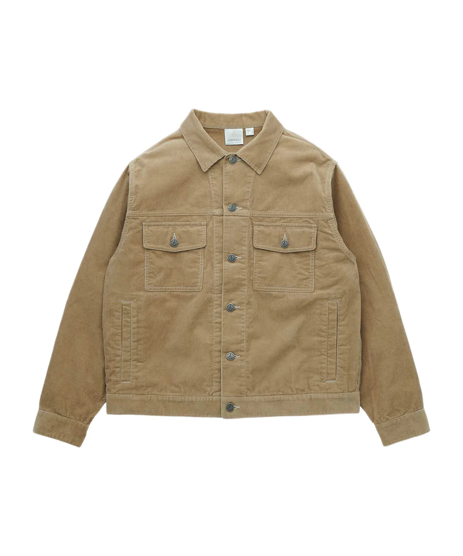 Corduroy Trucker Jacket - Beige