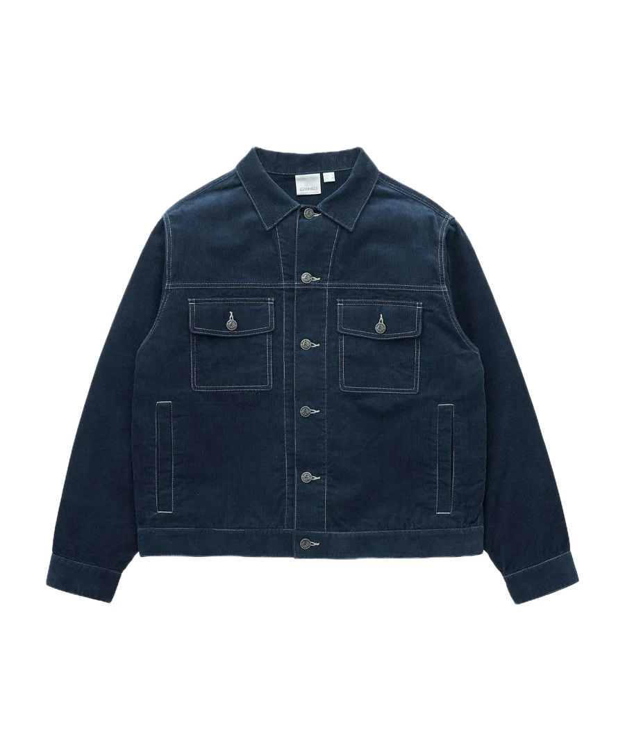 Corduroy Trucker Jacket - Navy