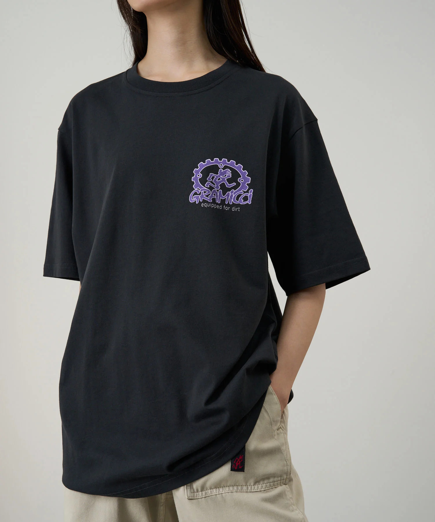Equipped For Dirt Tee - Vintage Black - Image 2