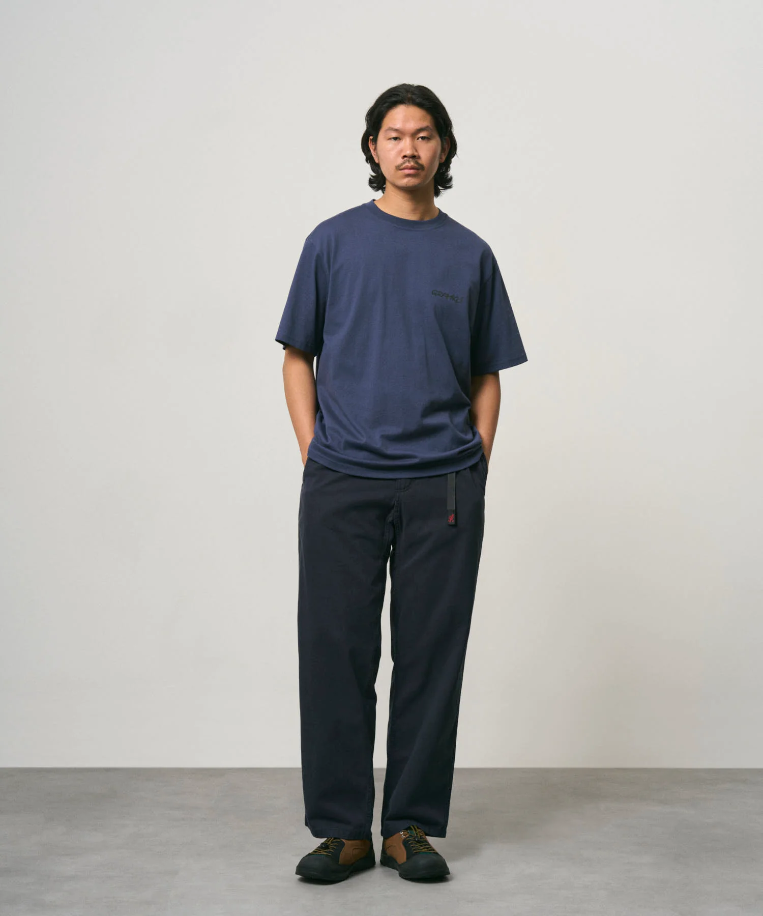 Gramicci Pant Straight Fit - Double Navy - Image 2