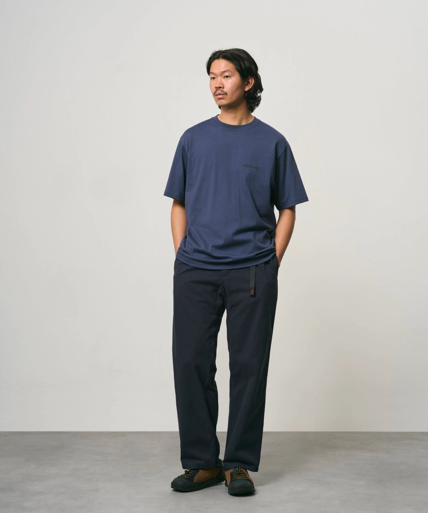 Gramicci Pant Straight Fit - Double Navy - Image 3
