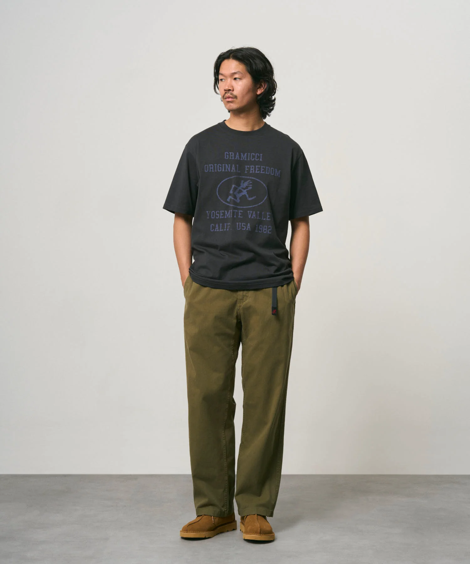 Gramicci Pant Straight Fit - Olive - Image 4