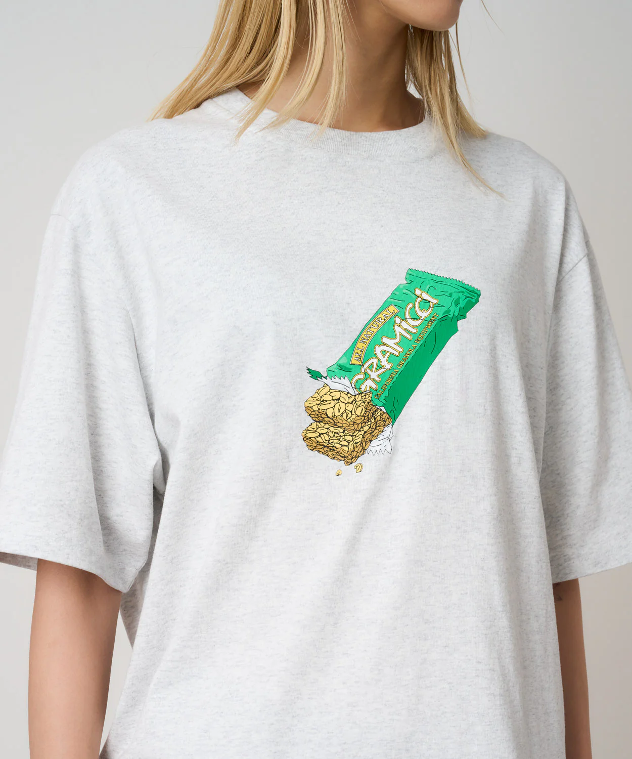 Granola Tee - Heather Ash - Image 5