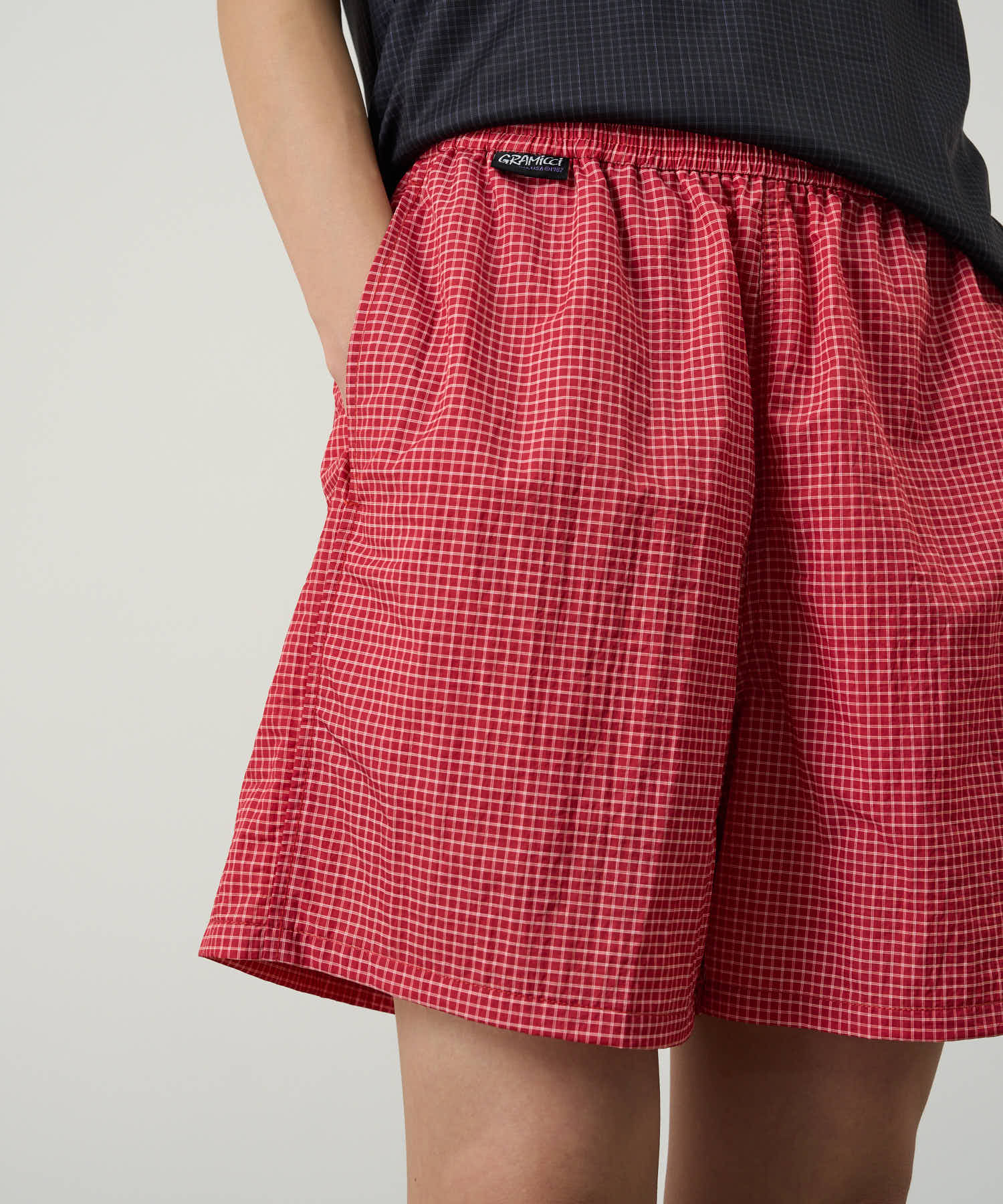 Grid Swim Short - Red - Image 9