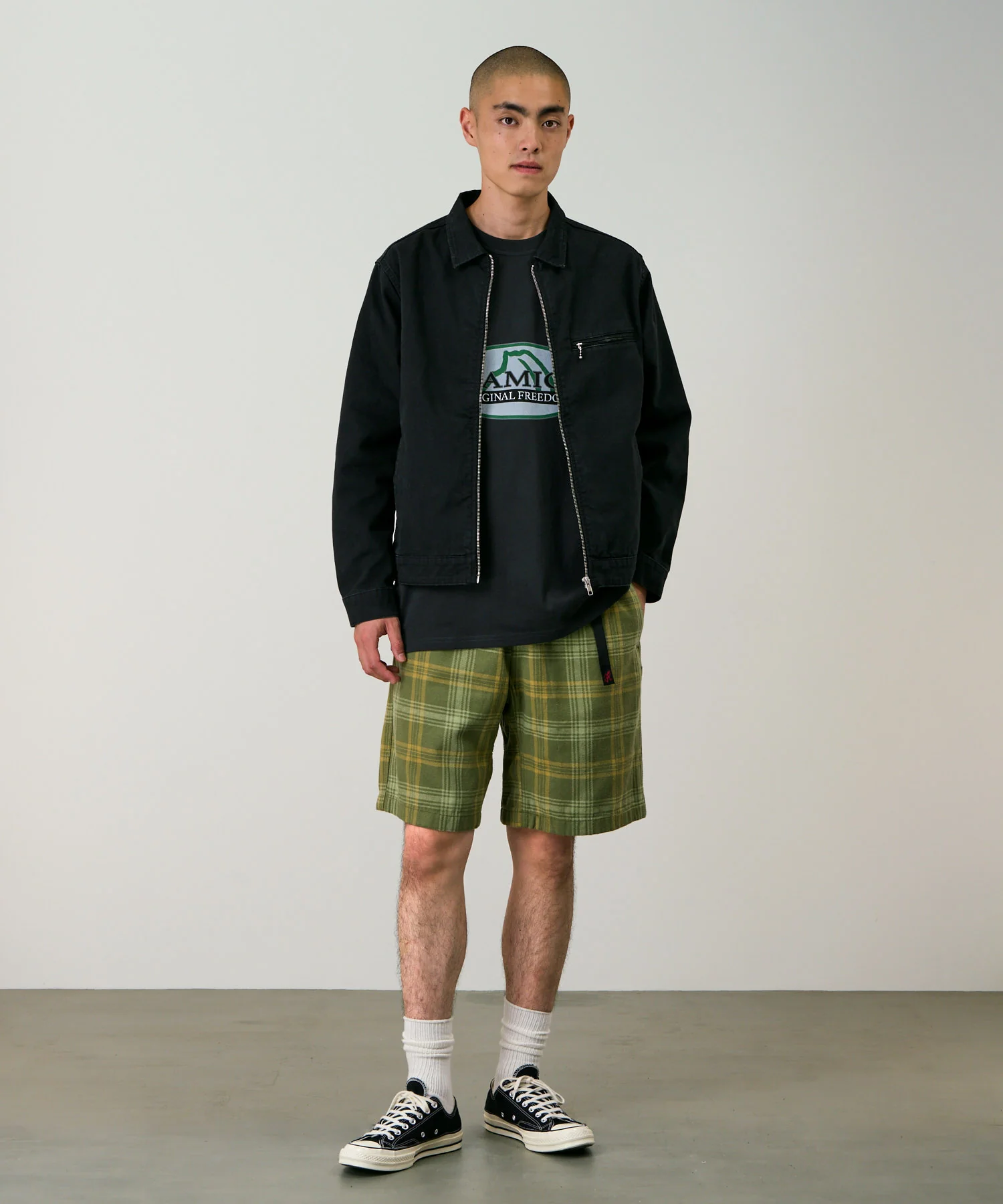 Hemp G-Short Plaid - Plaid - Image 4