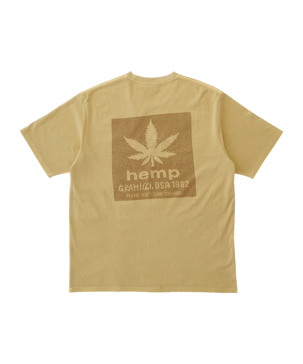 Hemp Tee - Mustard Pigment
