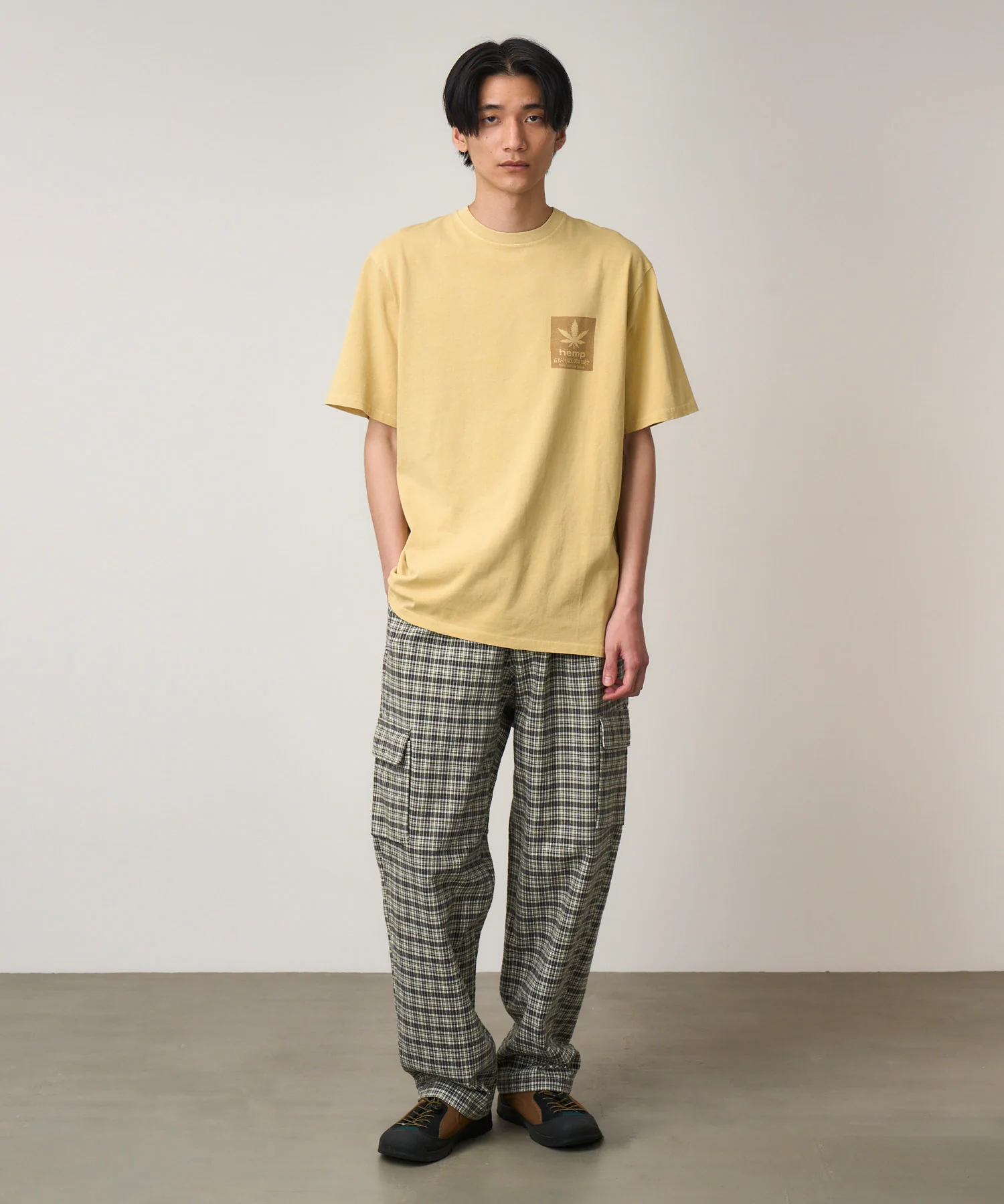 Hemp Tee - Mustard Pigment - Image 3