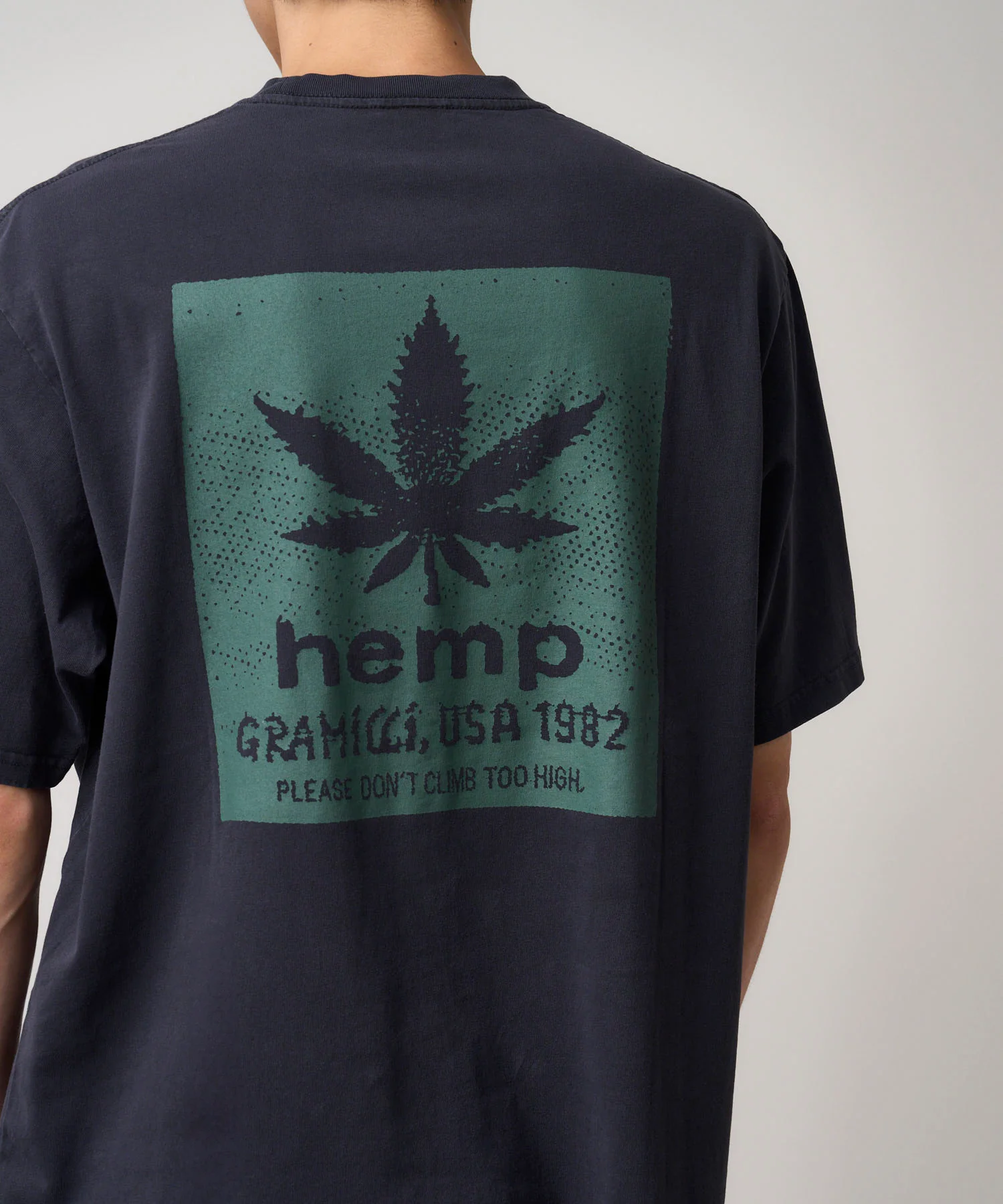 Hemp Tee - Navy Pigment - Image 2