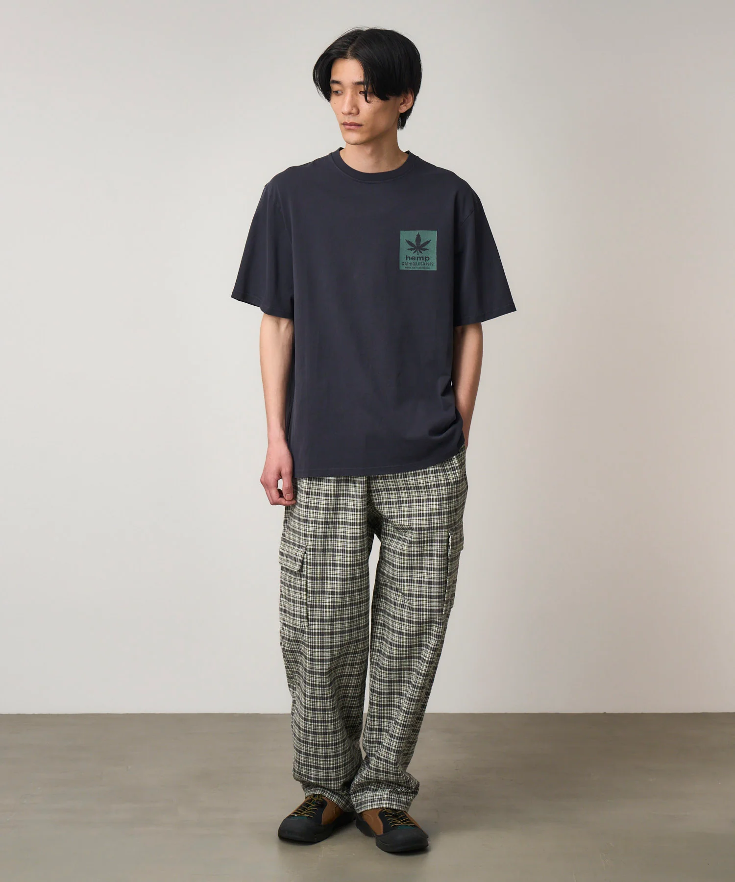 Hemp Tee - Navy Pigment - Image 3