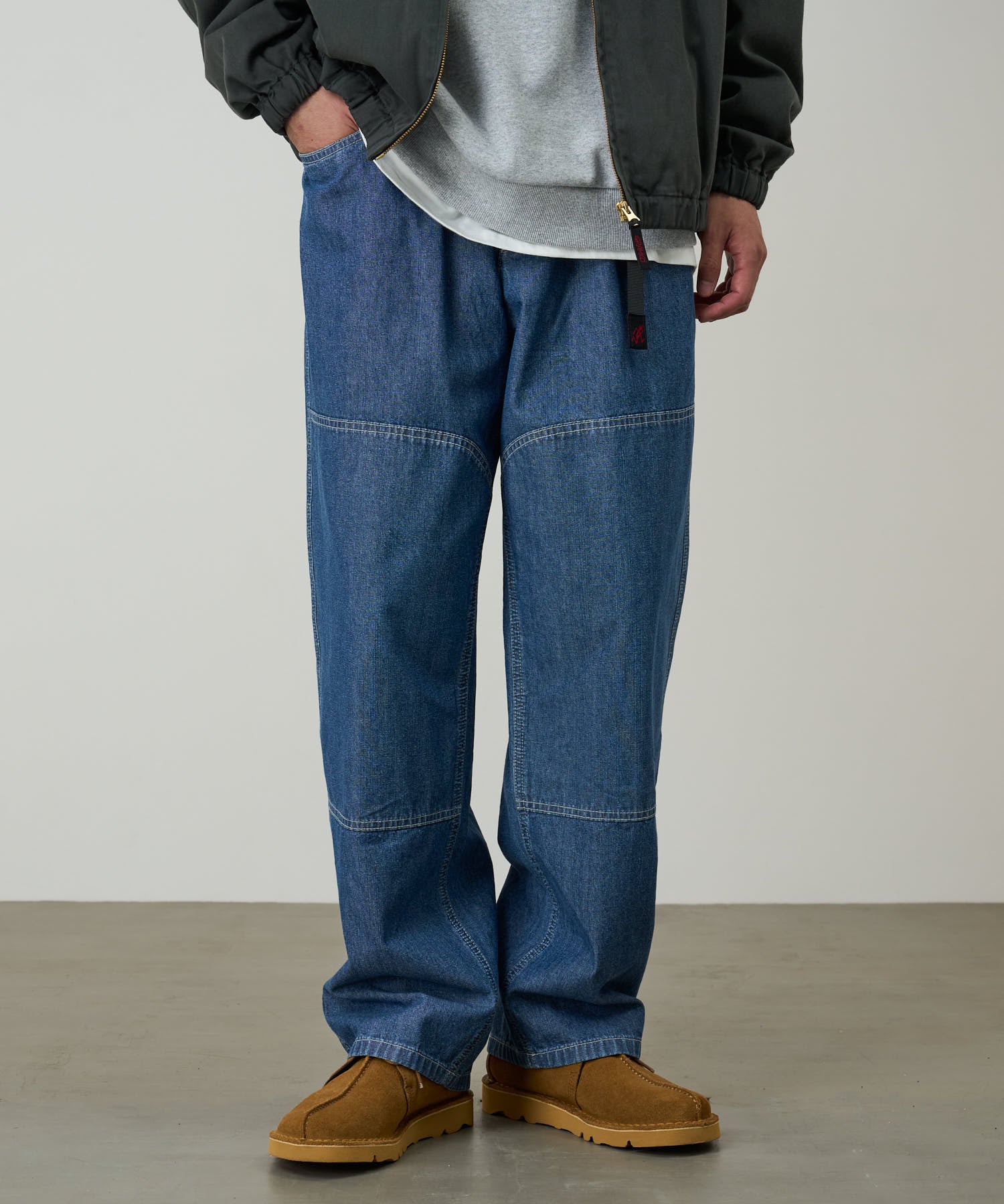 Japanese Chambray Double Knee - Blue - Image 2