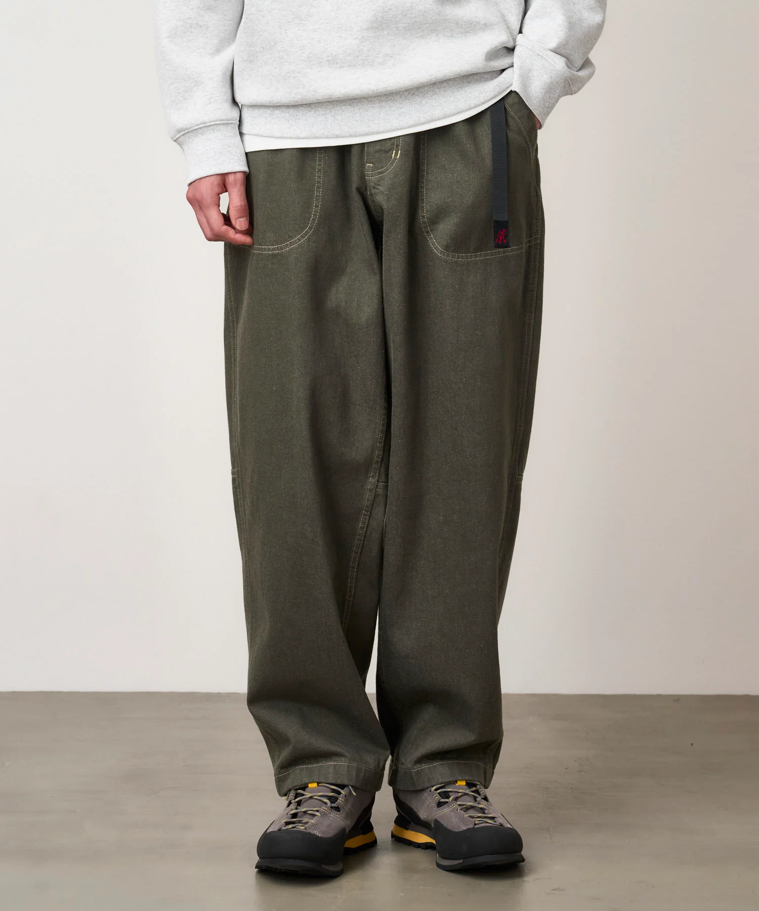Japanese Slub Denim Pant - Dark Sage - Image 3