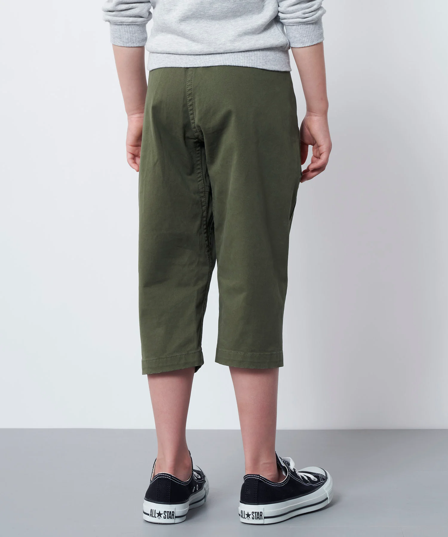 Kids Loose Tapered Pant - Olive - Image 6