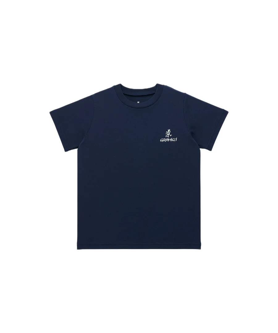 Kids One Point Logo Tee - Navy