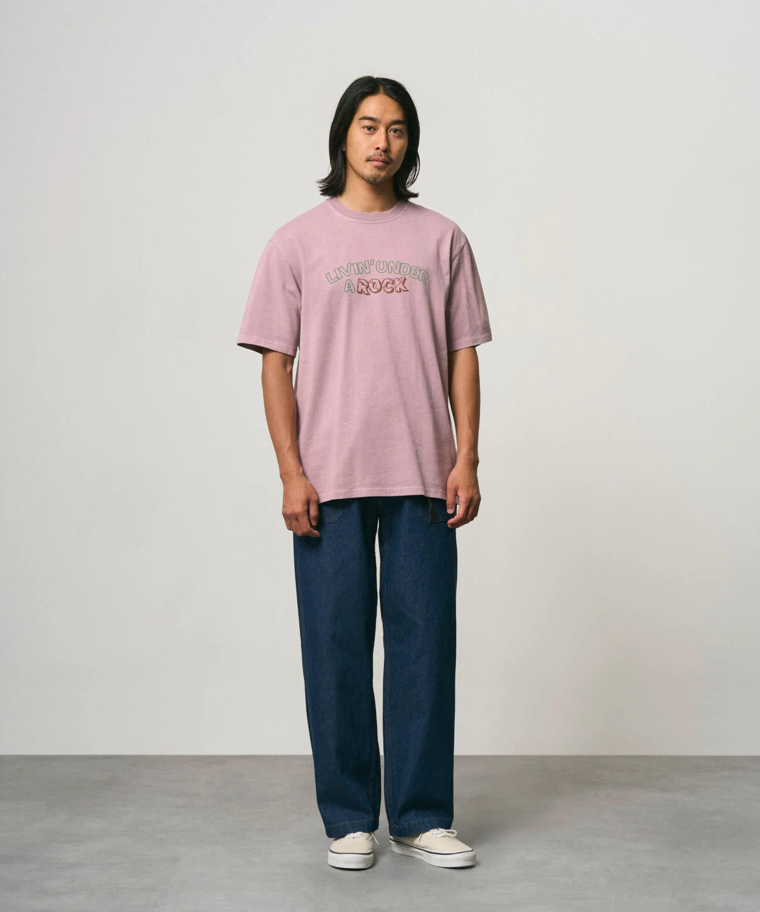 Livin' Tee Pigment Dyed - Lilac Pigment - Image 2