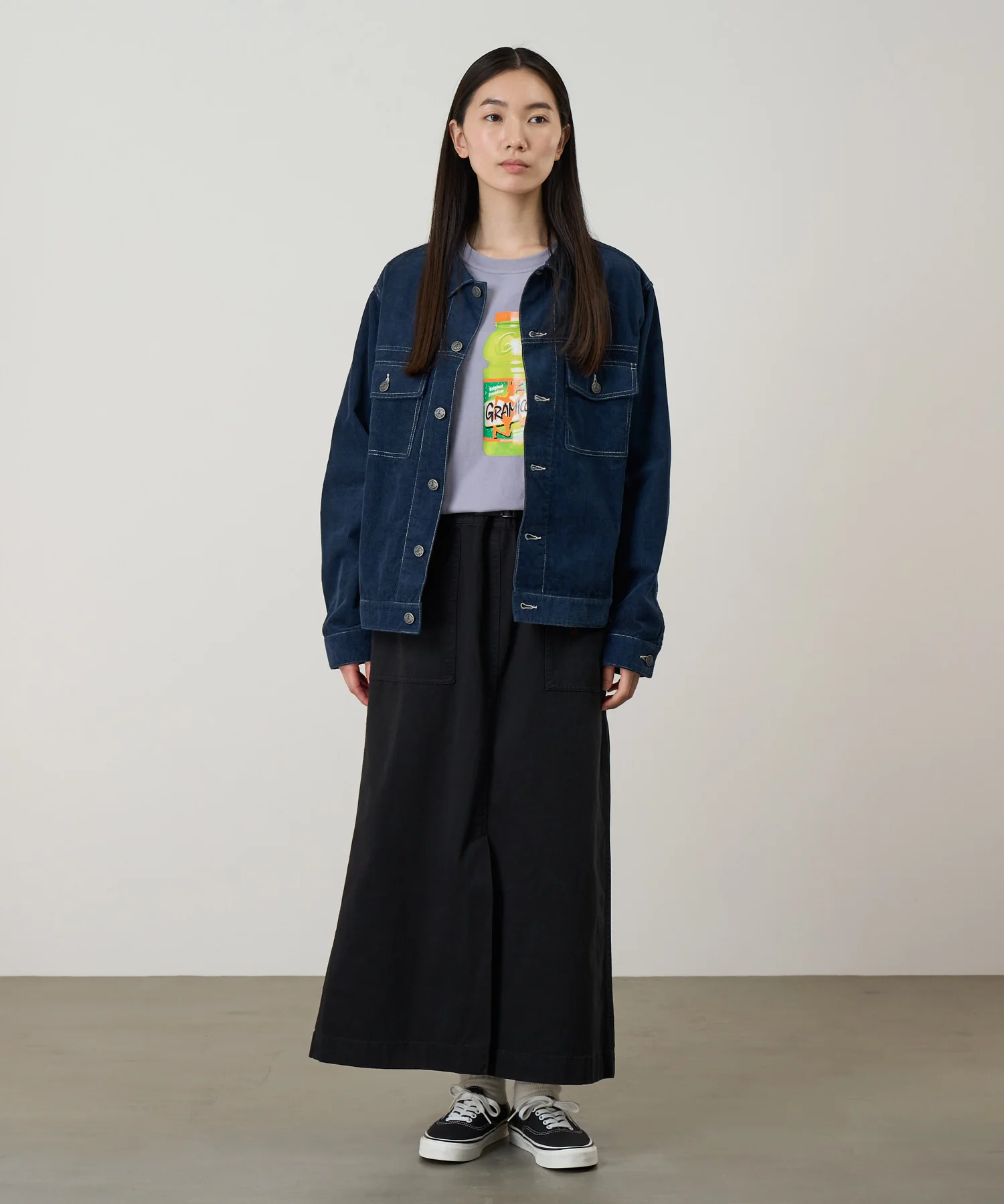 Long Baker Skirt - Black - Image 2