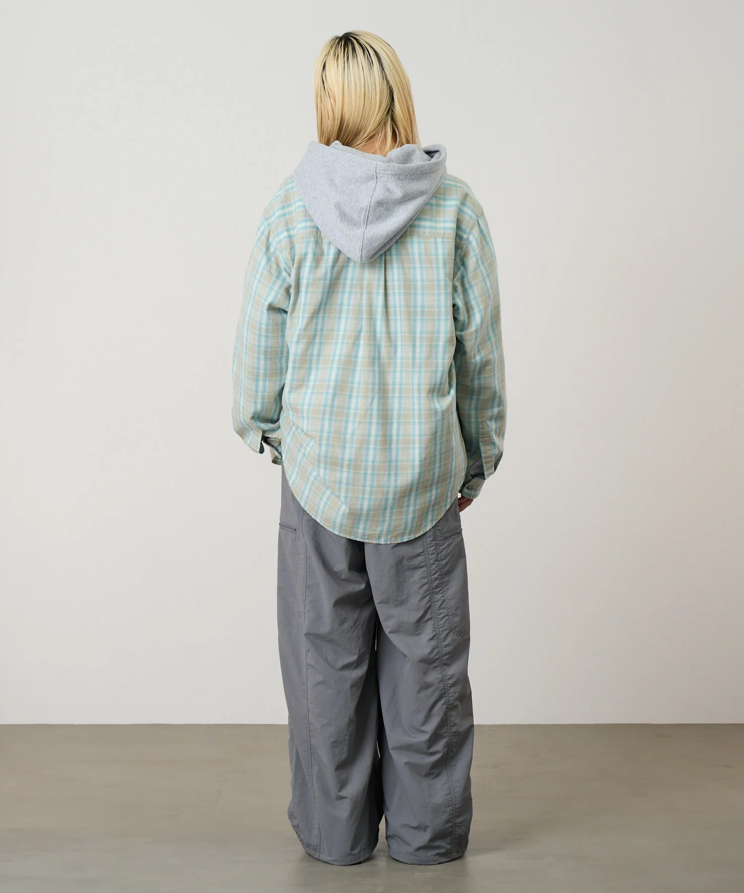 Nylon Balloon Pant - Grey - Image 11