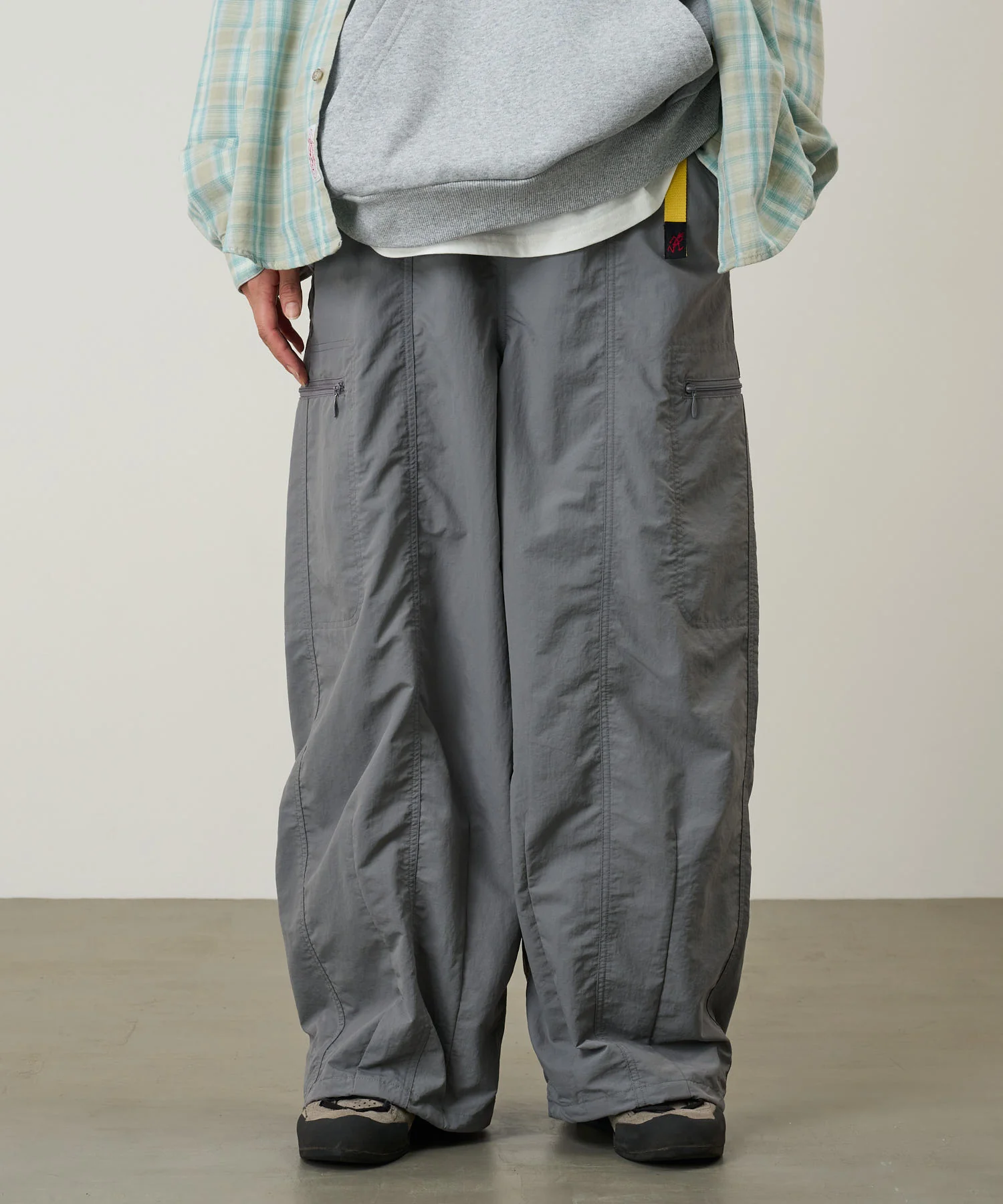 Nylon Balloon Pant - Olive - Image 6