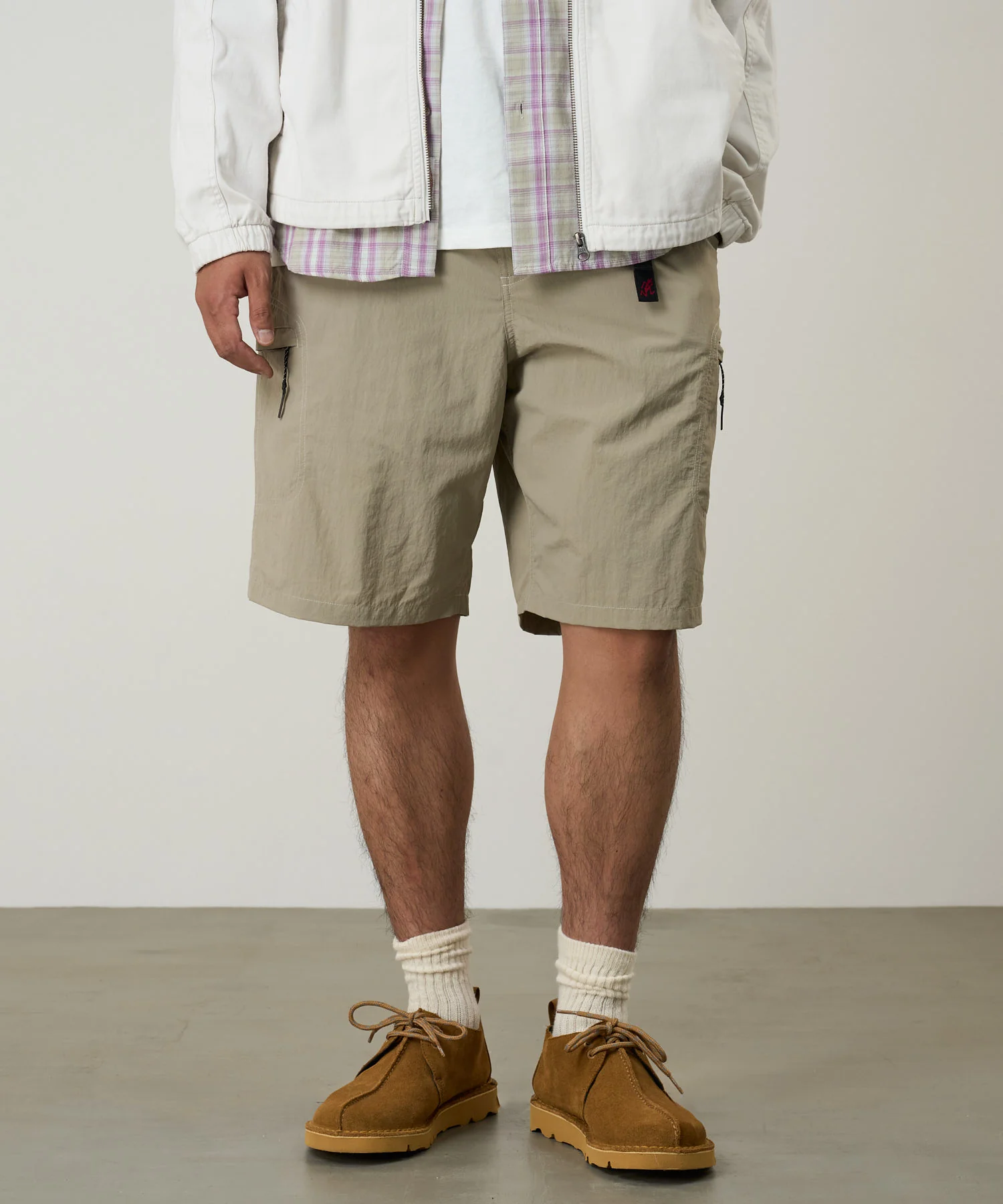 Nylon Cliff Short - Milk Tea - Image 2