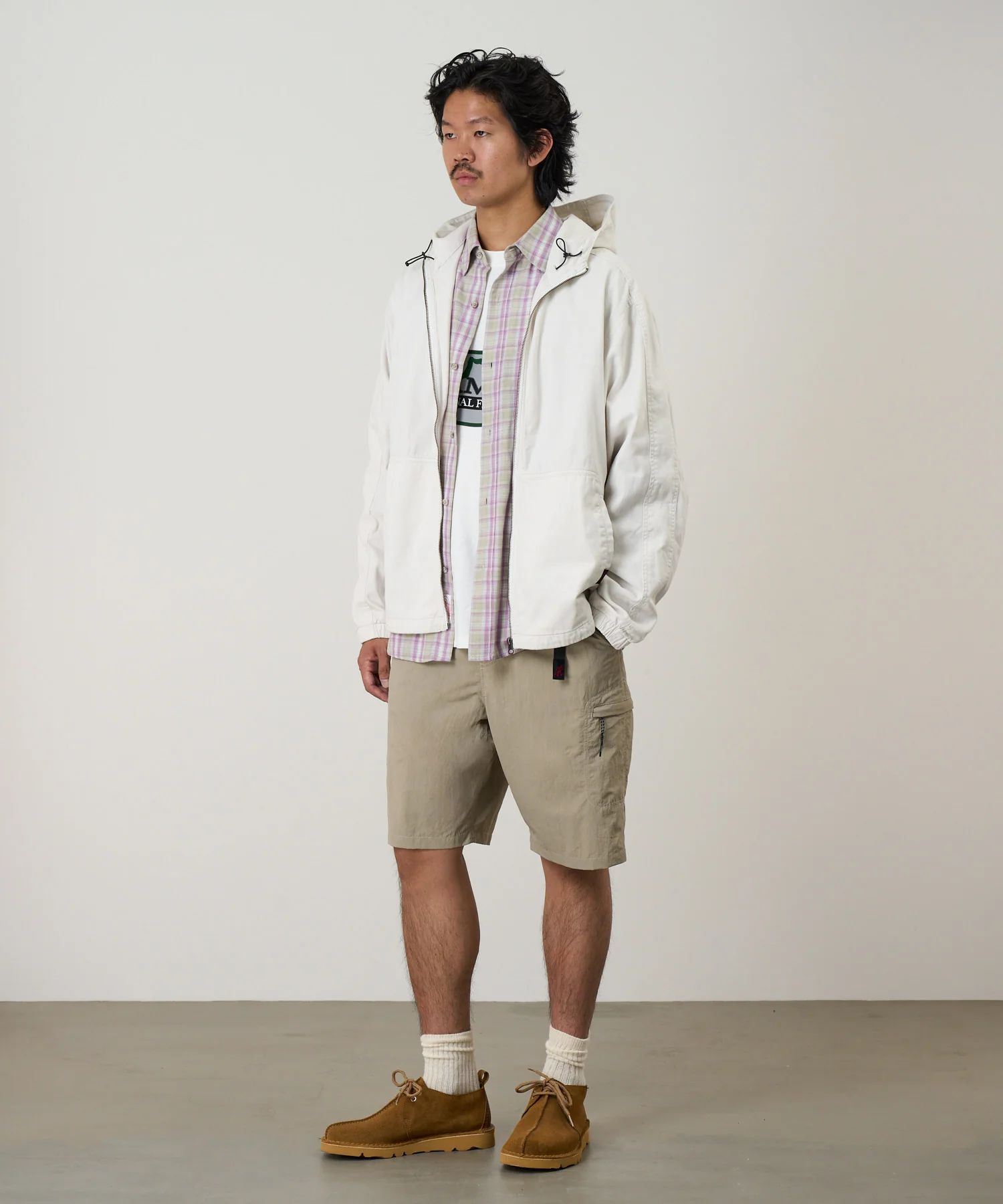 Nylon Cliff Short - Milk Tea - Image 3