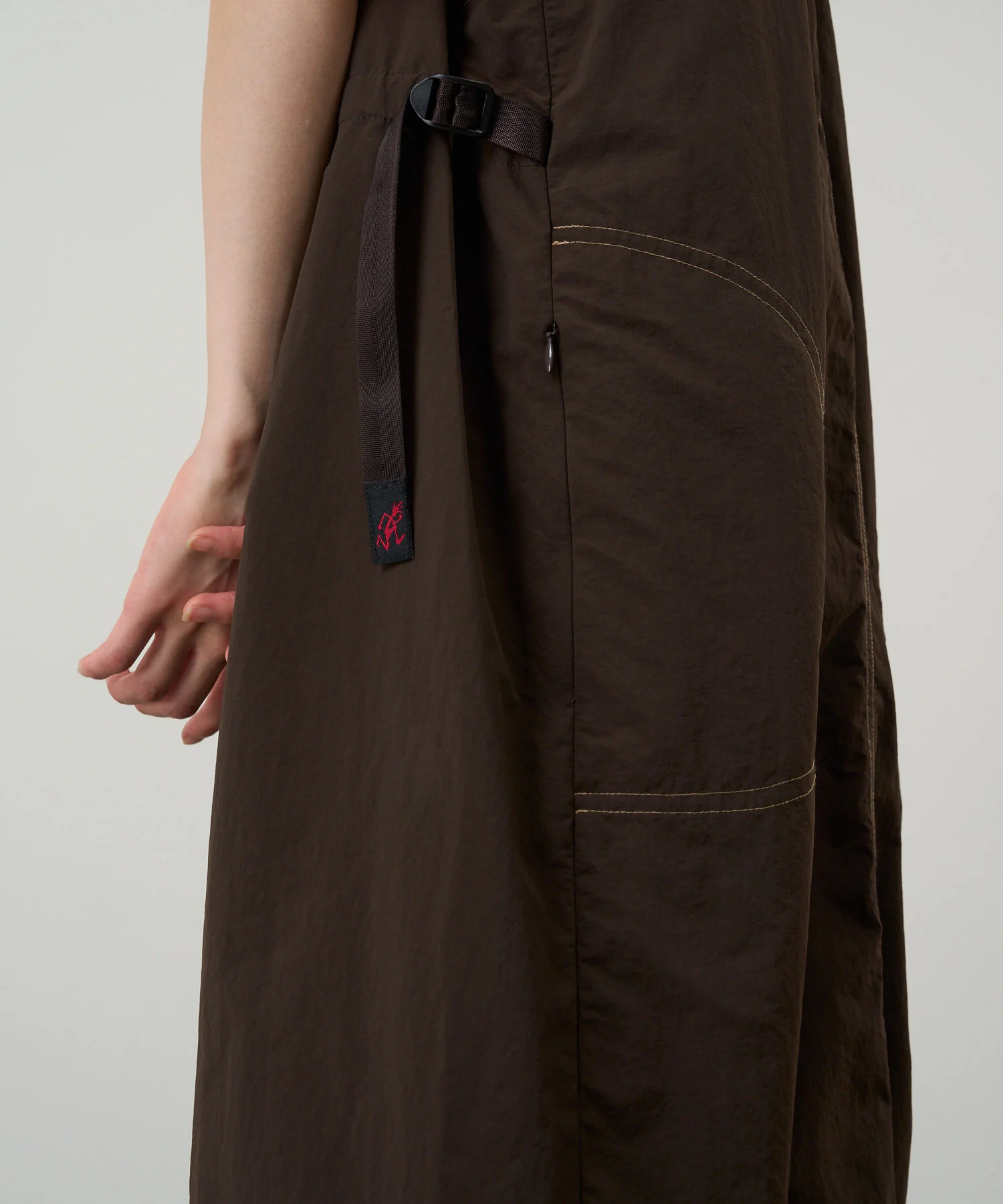 Nylon Dress - Chocolate - Image 3
