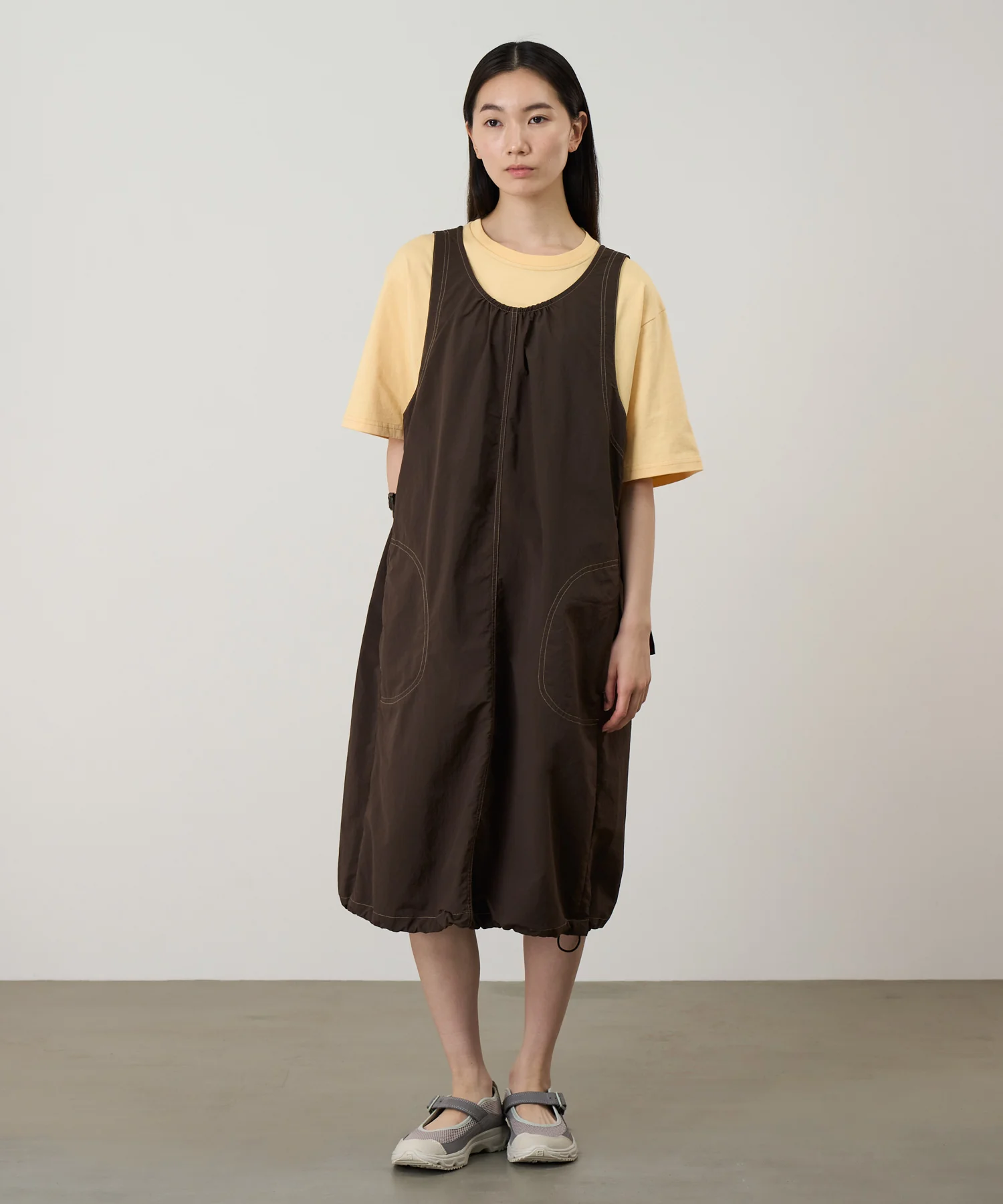 Nylon Dress - Chocolate - Image 4