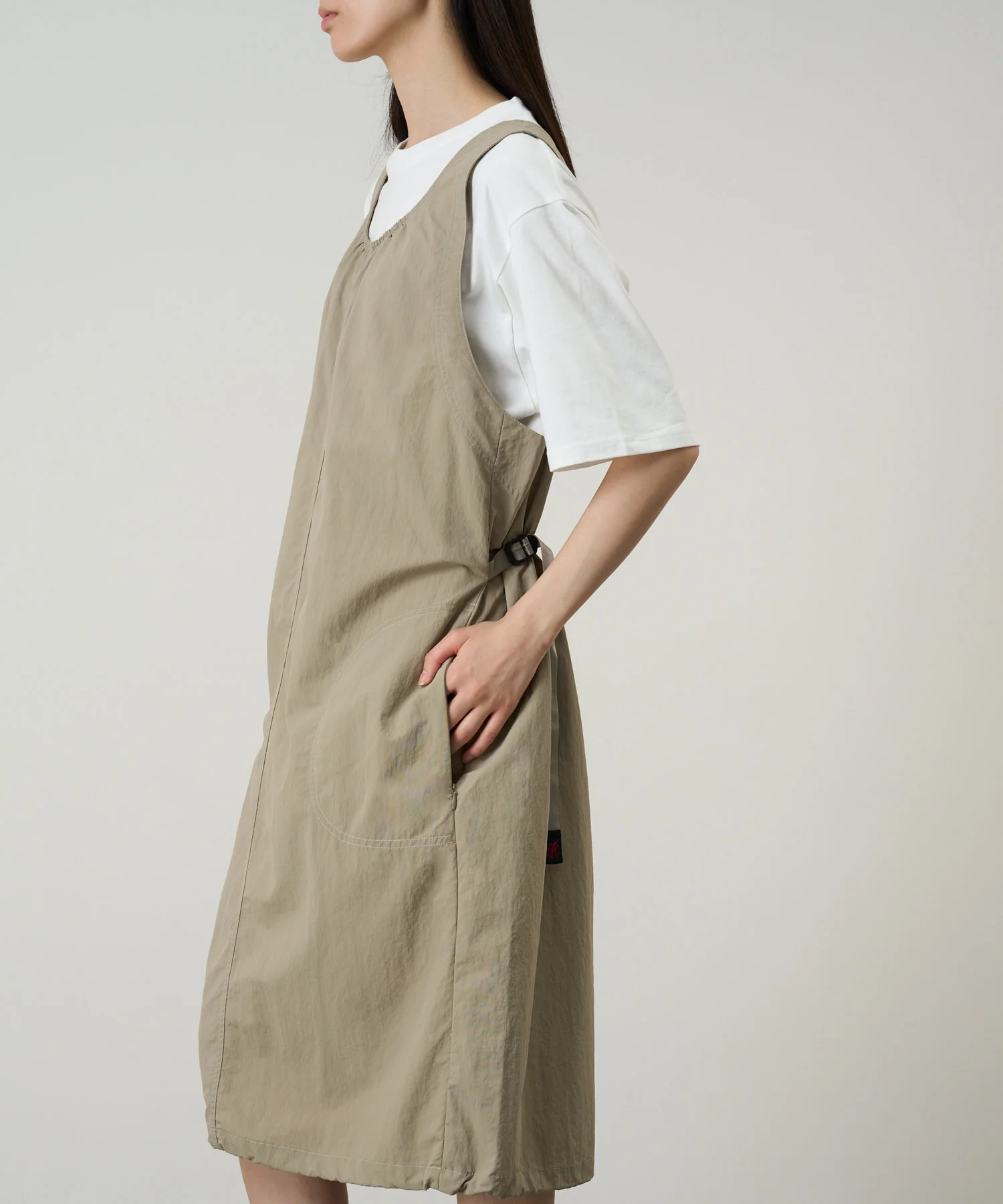 Nylon Dress - Milk Tea - Image 2