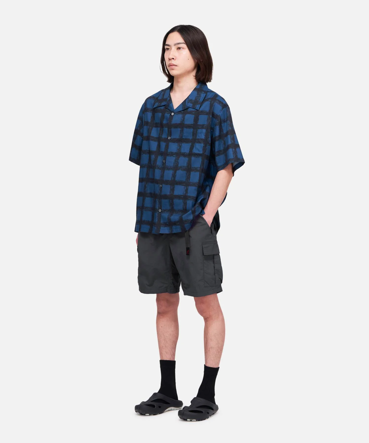 Nylon Explorer Cargo Short - Black - Image 3
