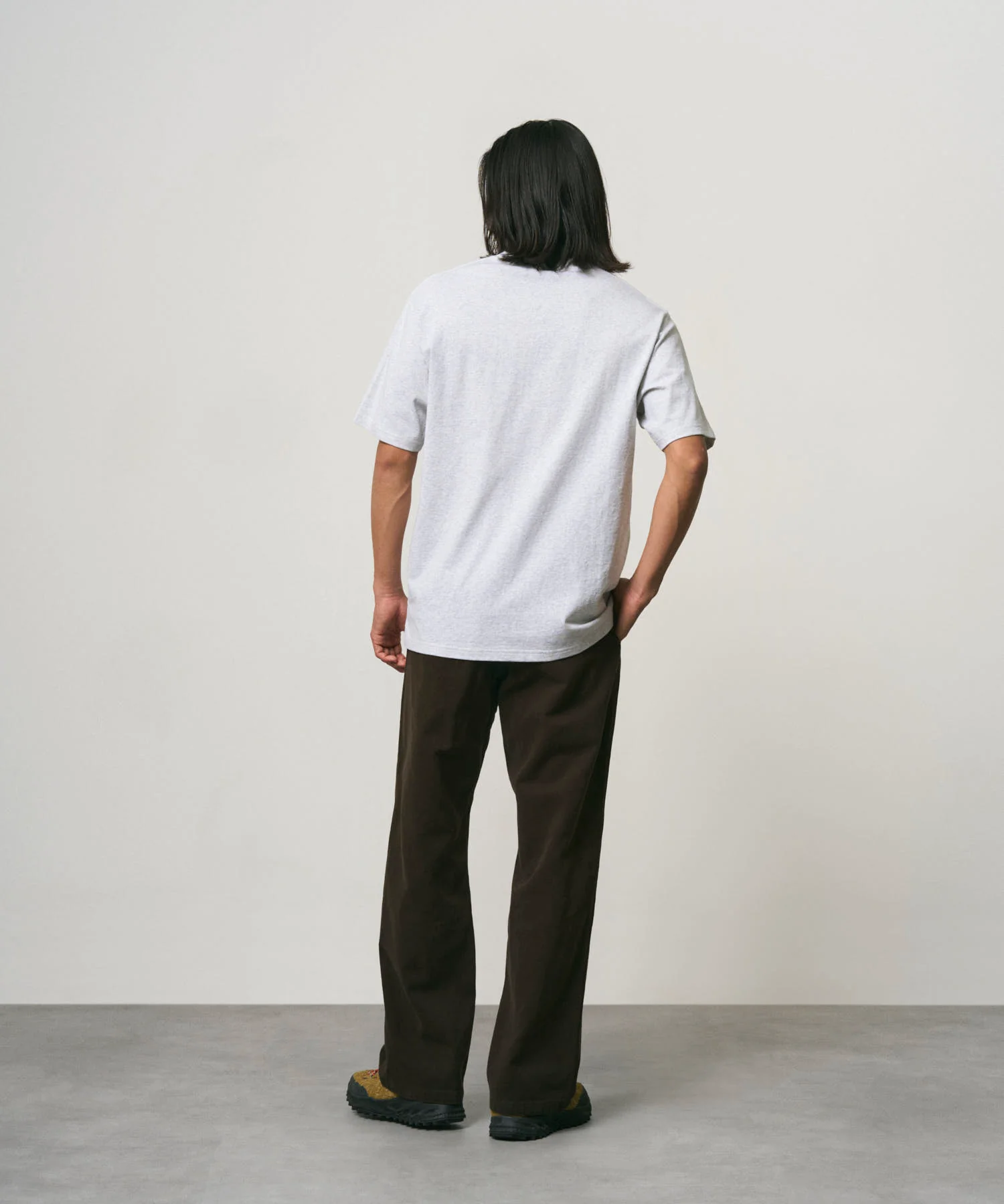 One Point Tee - Heather Ash - Image 6
