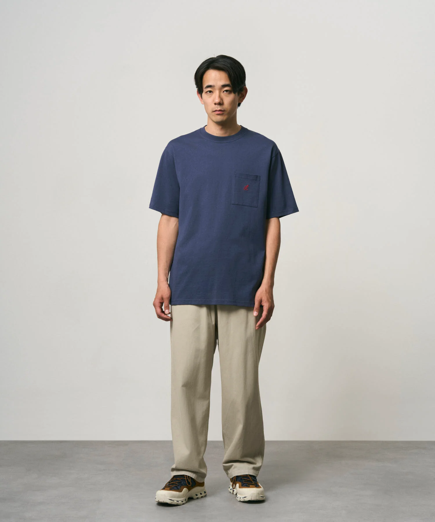 One Point Tee - Navy - Image 2