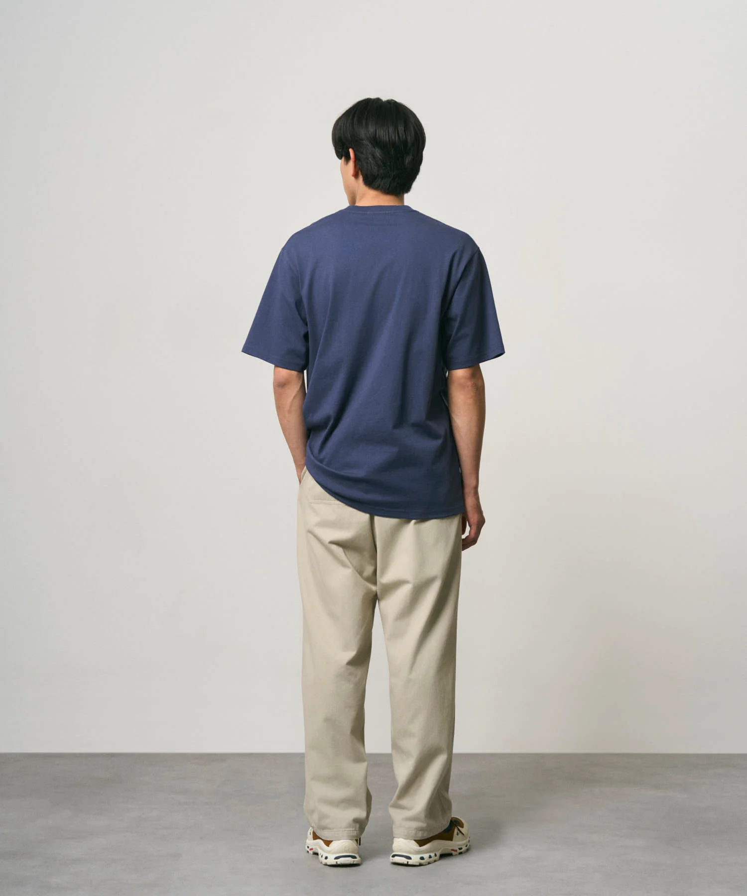 One Point Tee - Navy - Image 4