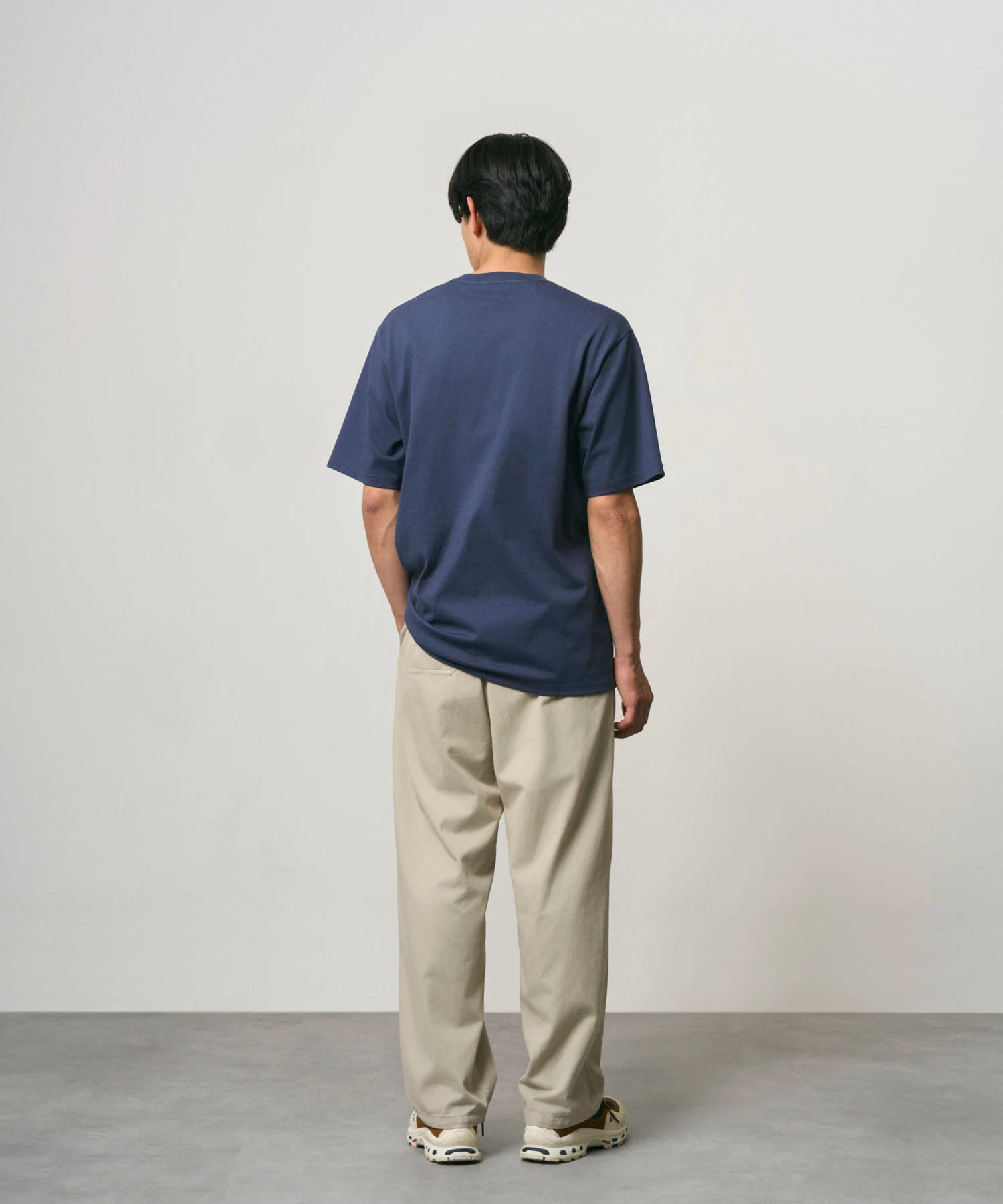 One Point Tee - Navy - Image 5