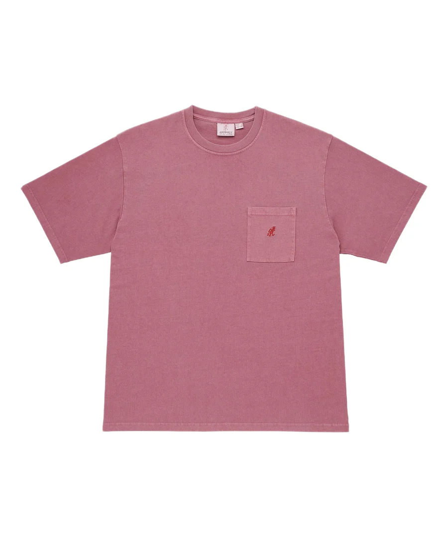 One Point Tee Pigment Dyed - Red Pigment