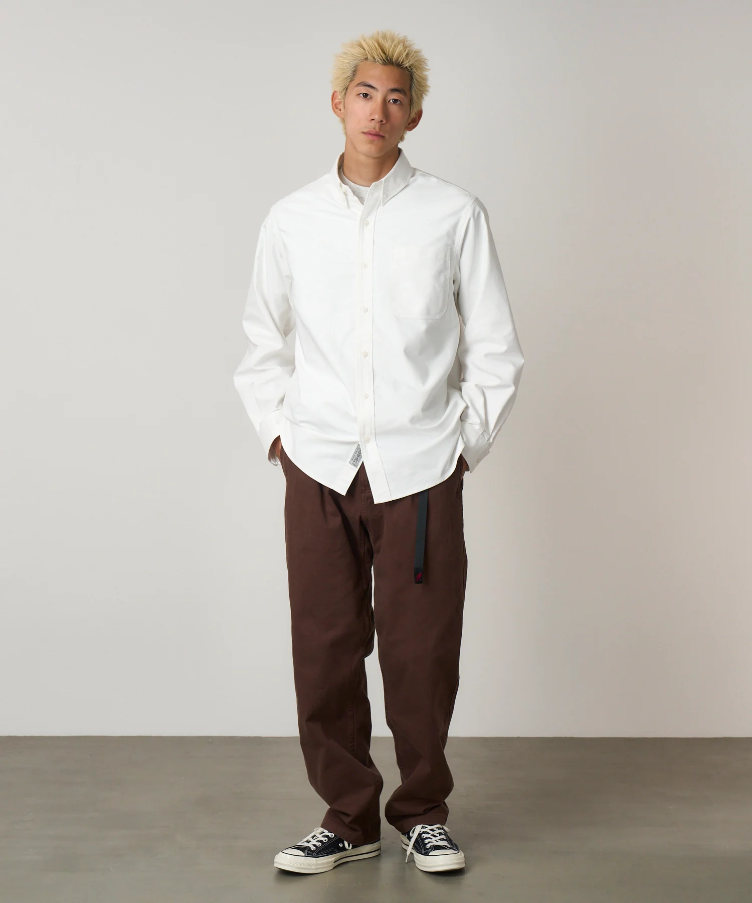 Oxford Button Down Stance Shirt - White - Image 2