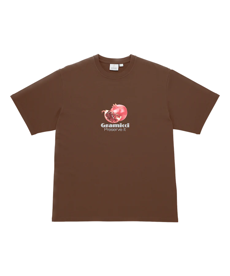 Pomegranate Tee - Brown
