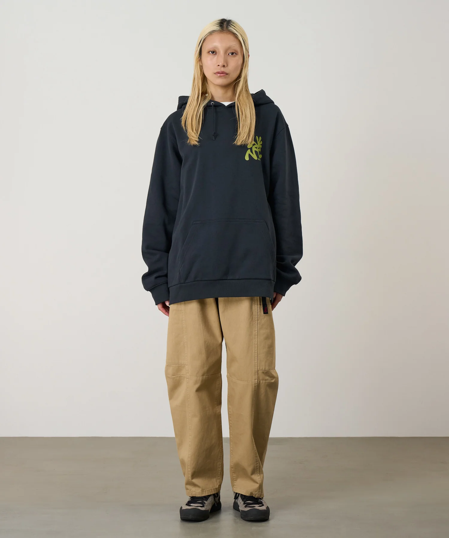 Running Man Hooded Sweatshirt - Vintage Black - Image 3