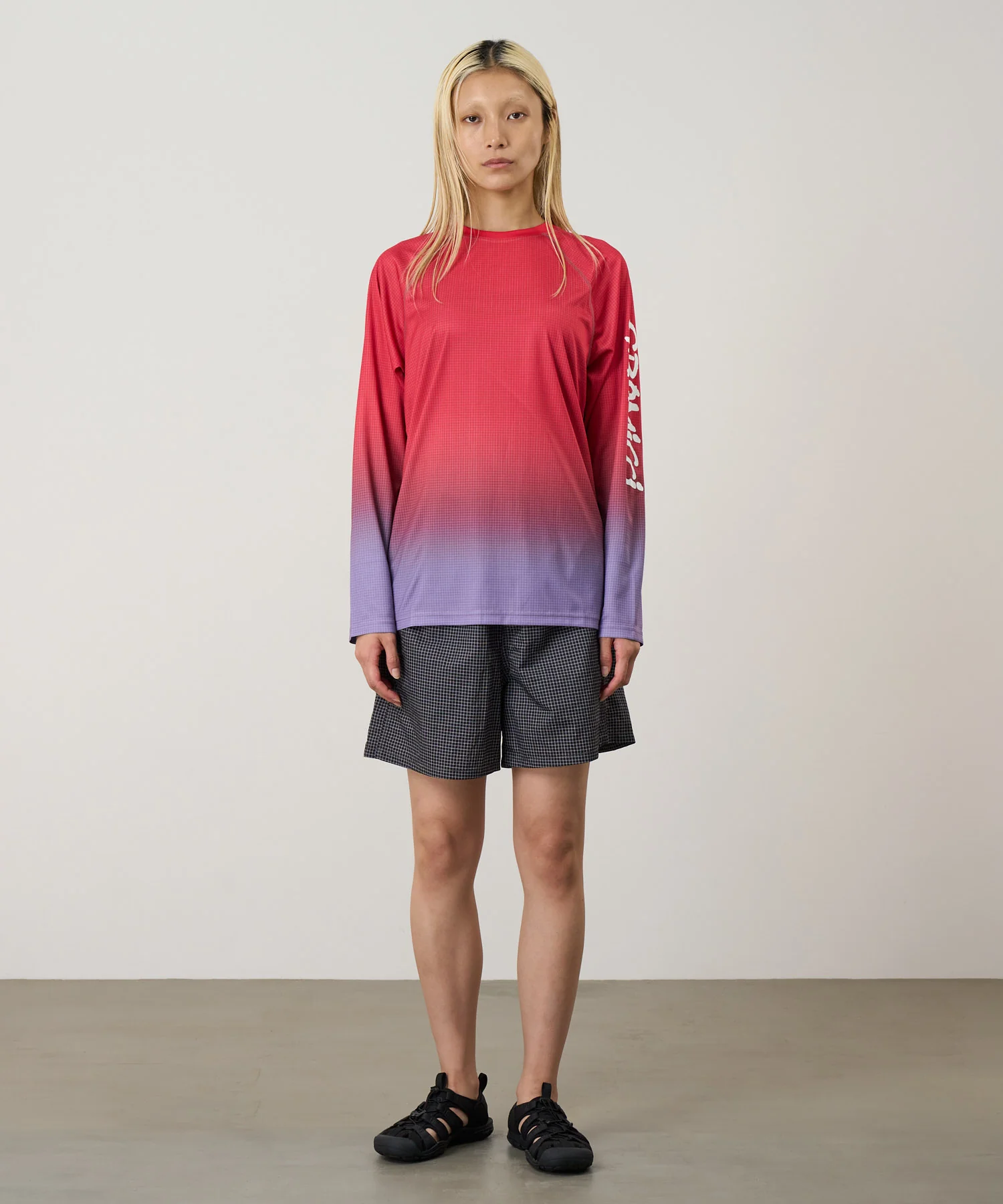 Upf Shield L/S Top - Red Gradient - Image 3