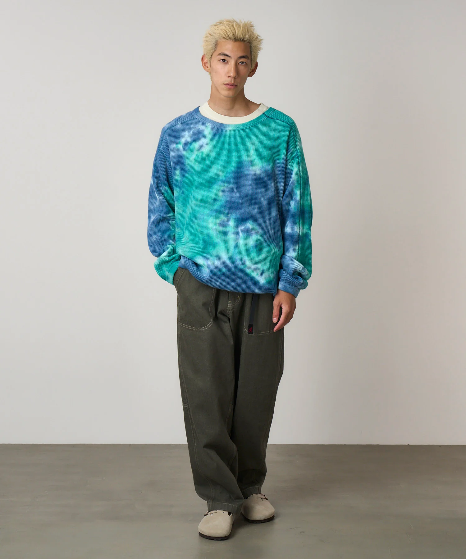 Waffle Crew - Turquoise Tie-Dye - Image 2
