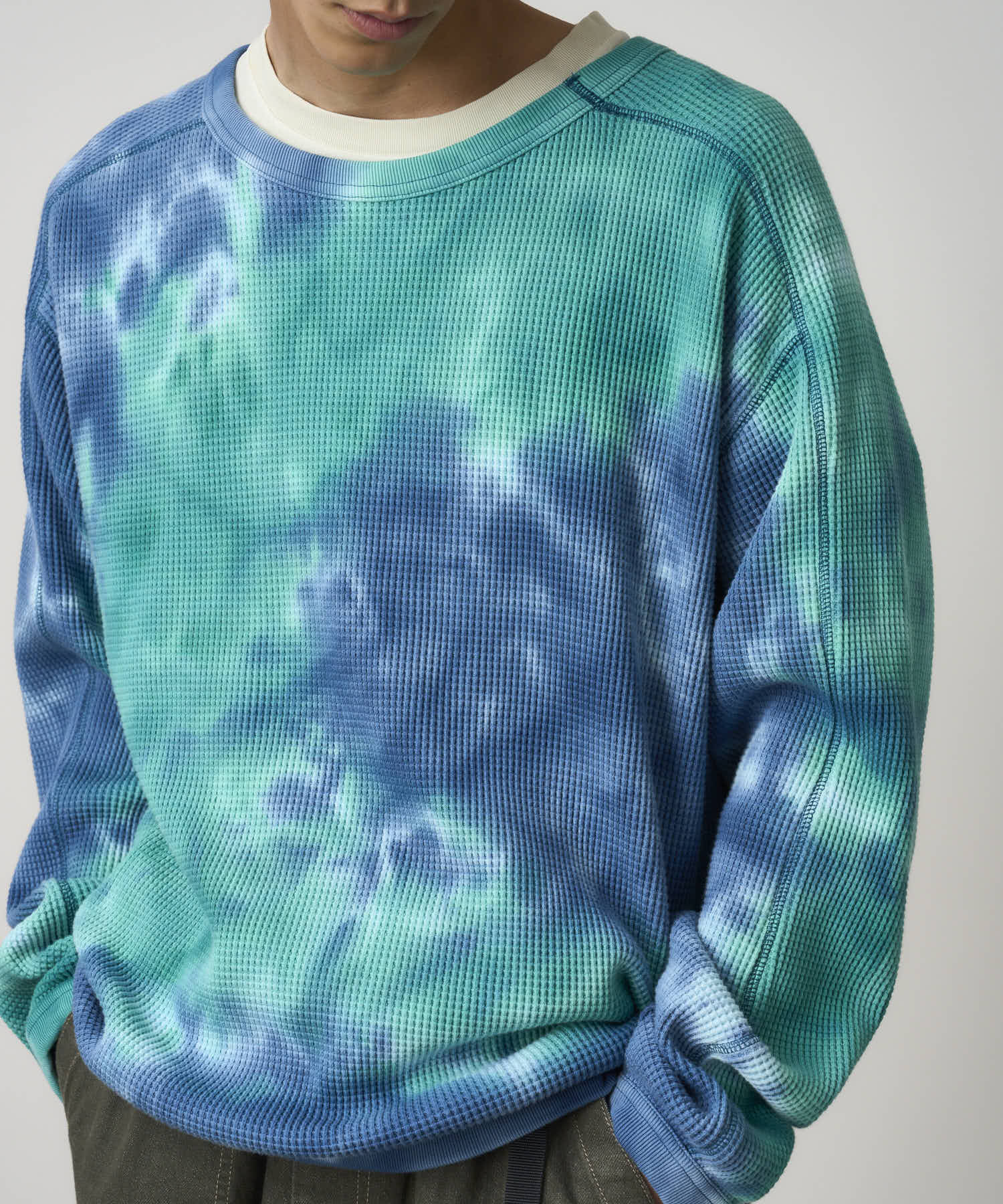 Waffle Crew - Turquoise Tie-Dye - Image 5